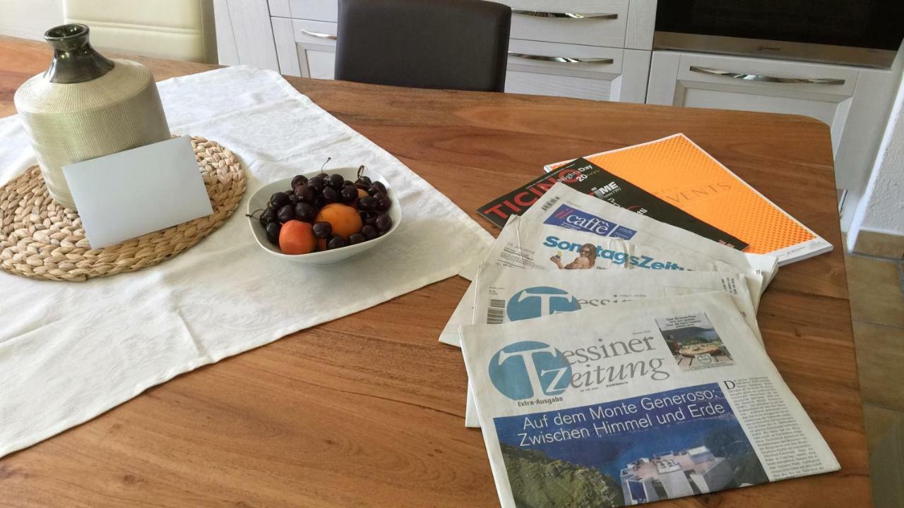 Ferienwohnung Rustico Ai Monti Cadenazzo Exterior foto